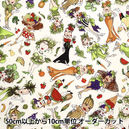 [From quantity 5] Fabric "USA Cotton Loralai Design Tos Defories Pattern 692-542"