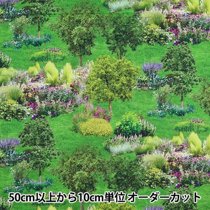 [来自数量5] 织物 “喷墨印刷花园AP8010-1”