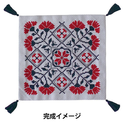 Embroidery kit "Folkro Patterns Garnet Tile 9099" Olympus