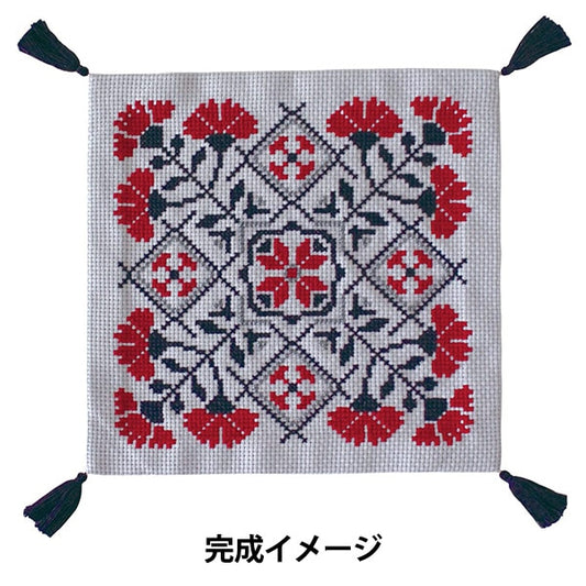 Embroidery kit "Folkro Patterns Garnet Tile 9099" Olympus