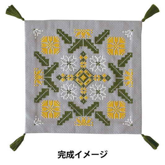 Embroidery kit "Folkloa Pattern Dandelion Popular 9100" Olympus