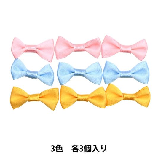 手工藝品零件“迷你”絲帶零件粉紅色，淺藍色，黃色TRP-14] Terai