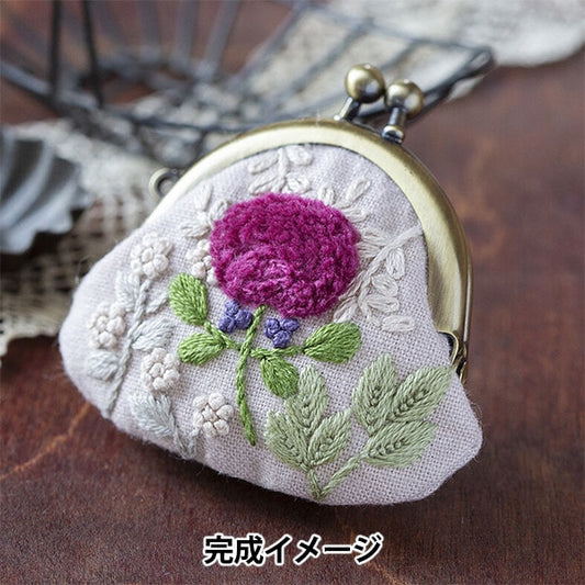 刺绣套件“ smirna flower mini小钱包 葡萄酒PHC-115-1]件和平