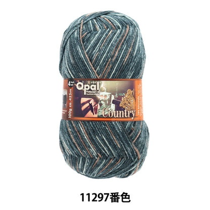 袜子纱线 纱线 “国家4Ply 11297颜色”蛋白石蛋白石