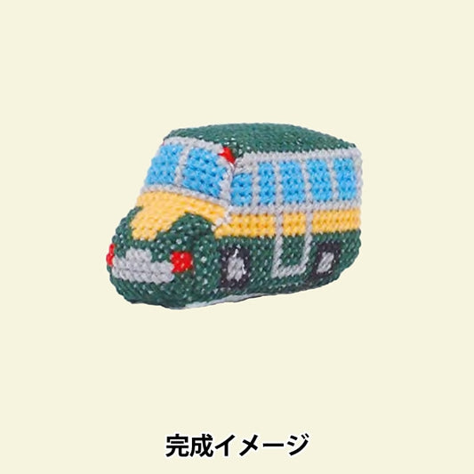 刺繡套件“握住karuma no粉紅色墊子5。復古巴士342743-5”