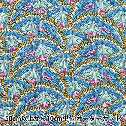 [From quantity 5] Fabric "Liberty Fabric Tana lawn Ikaras 3633215-23ct] Liberty Japan