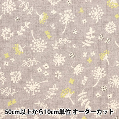 [From quantity 5] Fabric "Broad Watage Pattern Natural SHUFLFL-A"