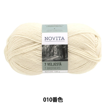 Fall and winterYarn "7Brothers Nature 10th Color Off -White" novita Novita