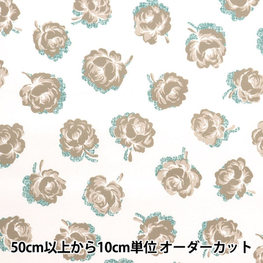 【数量5から】 『All my fav. オールマイファブ ポリエステル ローズガーデン ベージュ AMFF-03A』