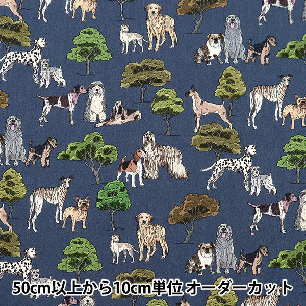 [From quantity 5] Fabric "Liberty Fabric Tana lawn Hyde Park Houng 363J7301-B] Liberty Japan