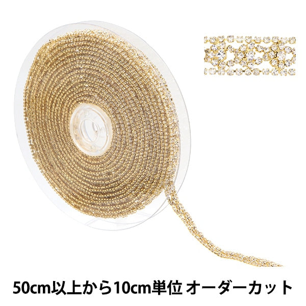 [來自數量5]手工藝品飾邊 “華麗的飾邊 金GY-86-19-12G]