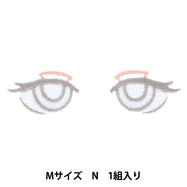 ワッペン 『ぬいフェイスワッペン Mサイズ N NUIW-32』 KIYOHARA 清原