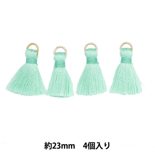 手工藝品零件“迷你流蘇4綠松石TMT-5”