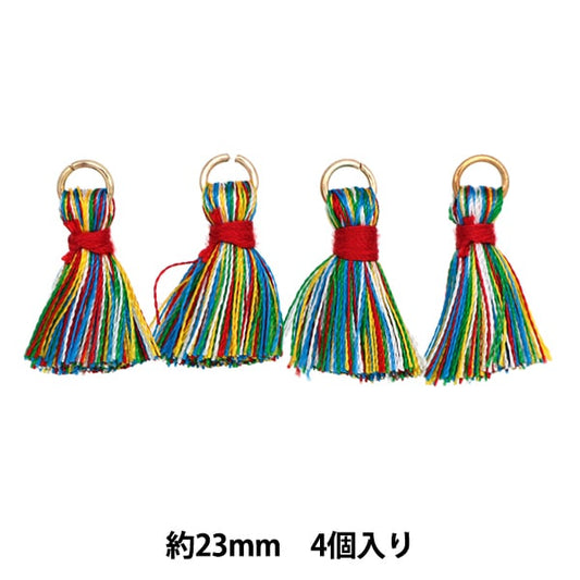 手工藝品零件“迷你流蘇4混合彩色TMT-9”
