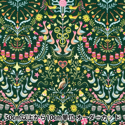 [From quantity 5] Fabric "Liberty Fabric Tana lawn Liberty Christmas Twelve Days of Christmas 36368404-CT] Liberty Japan