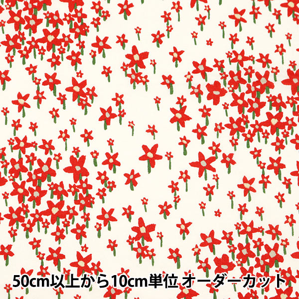 [From quantity 5] Fabric "Liberty Fabric Tana lawn Liberty Christmas Bright Knight DC33536-J23B] Liberty Japan