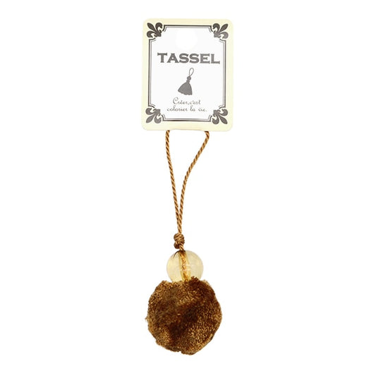 Handicraft parts "Bonbon about 4.5cm brown BX1295-4"