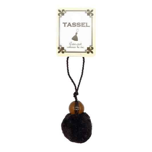 Handicraft parts "Bonbon about 4.5cm dark brown BX1295-6"