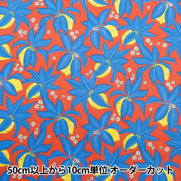 [From quantity 5] Fabric "Liberty Fabric Tana lawn Citropress 3634195-24CU] Liberty Japan