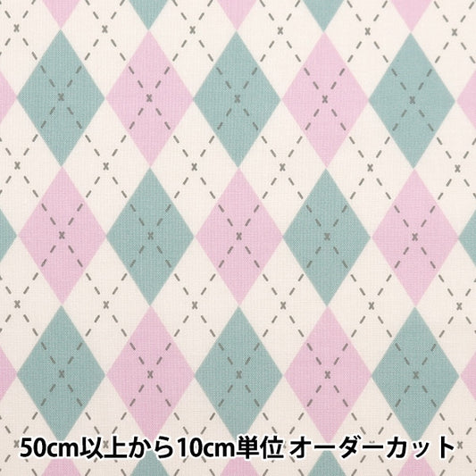 [From quantity 5] Fabric 『Sheeting Milkyile Pink MLJS-12B]