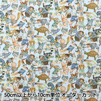 [From quantity 5] Fabric "Liberty Fabric No. 11 Canvas Harabaloo 3631121-21B" Liberty Japan