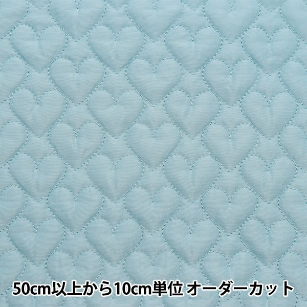 [From quantity 5] Fabric "Quilting Nerori Rose Heart Quilt Blue NRF-05H-BL"