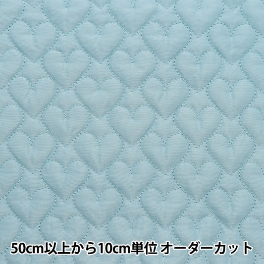 [From quantity 5] Fabric "Quilting Nerori Rose Heart Quilt Blue NRF-05H-BL"