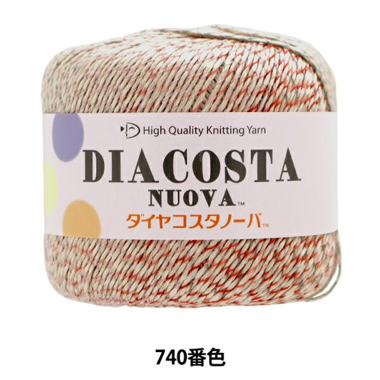 春夏纱线 “钻石Costanova 740彩色Motita” DIAMOND KNITTING YARN