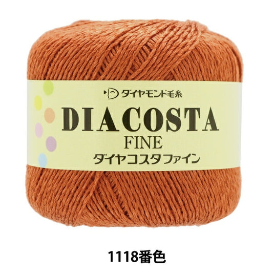 春夏纱线 “钻石哥斯达黎加精细1118彩色媒介” DIAMOND KNITTING YARN
