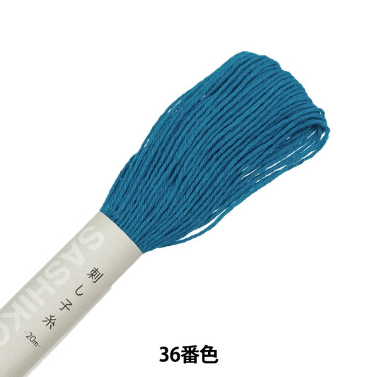 刺绣线程“ Sashiko Thread 36颜色（单颜色）” Olympus