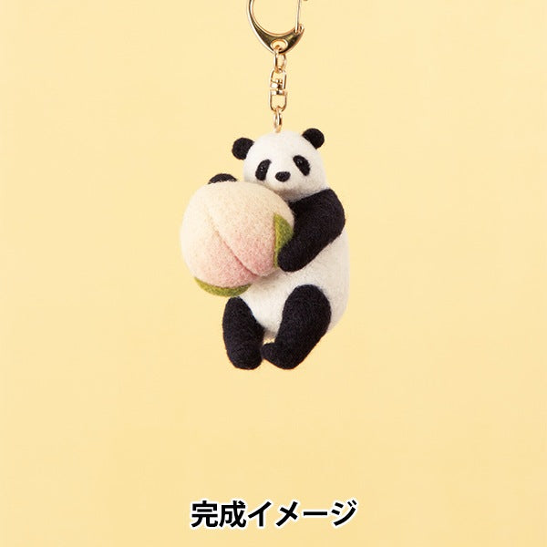 Needle feltingKit "Panda and Momanju H441-634" Hamanaka