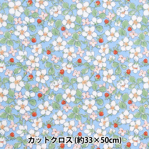 Fabric "Liberty Fabric LaminatedCut Cloth Approximately 33 × 50cm Payzan Nublosum CR363412124BU ”Liberty Japan