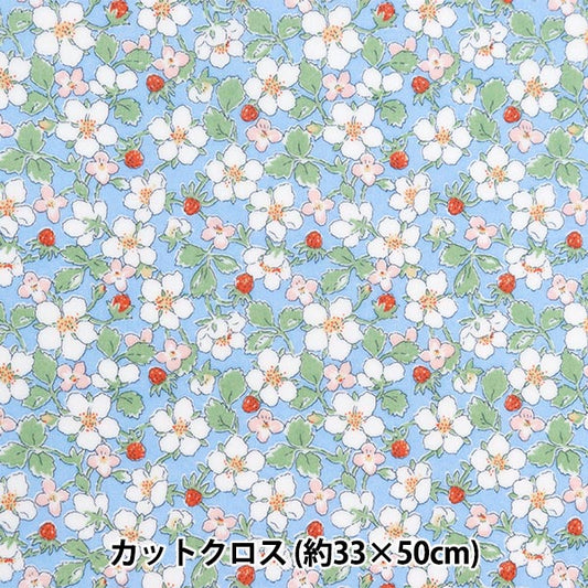 Fabric "Liberty Fabric LaminatedCut Cloth Approximately 33 × 50cm Payzan Nublosum CR363412124BU ”Liberty Japan