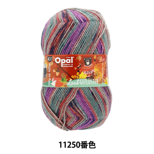 袜子纱线 纱线 “ Lauku Full Star 4ply 11250颜色”蛋白石蛋白石