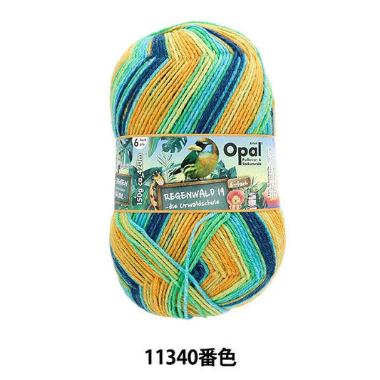 袜子纱线 纱线 “ Reugenwalt 19 6ply 11340颜色”蛋白石蛋白石