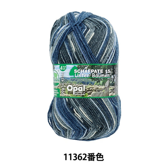 袜子纱线 纱线 “ Sharf Partary 15 4ply 11362”蛋白石蛋白石
