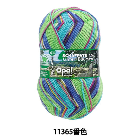 袜子纱线 纱线 “ Sharf Partary 15 4ply 11365颜色”蛋白石蛋白石