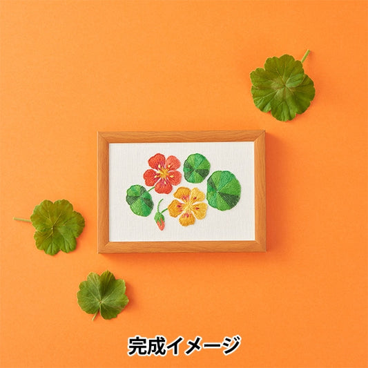 Embroidery kit "Wild Flowers Nastacium 553" Totsuka Sashimi