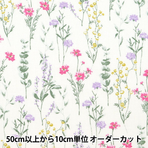 [From quantity 5] Fabric 『SheetingSoft processing palette Ichirin Natural 144-8049-F1]