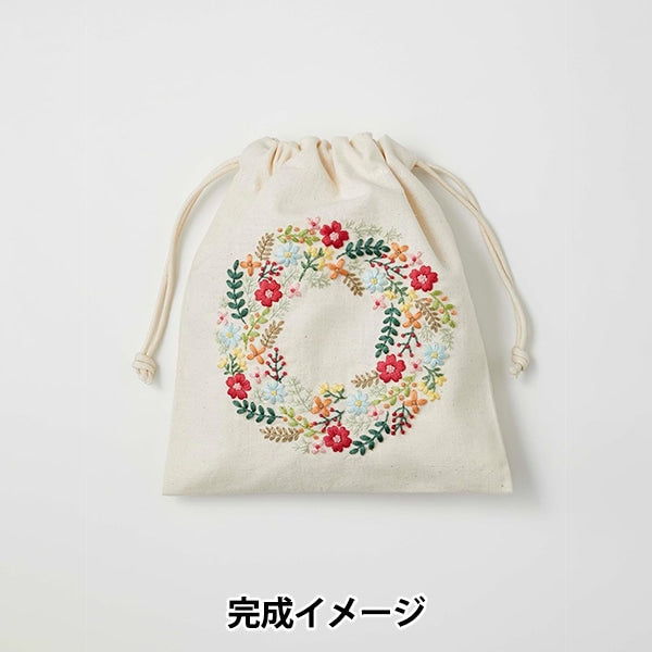 Embroidery kit "Yula's excitement of flower embroidery flower leases 542403" LECIEN Lecien COSMO Cosmo