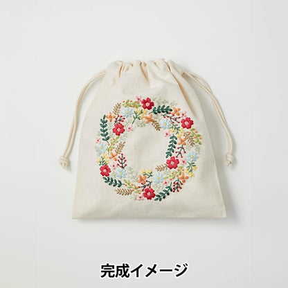 Embroidery kit "Yula's excitement of flower embroidery flower leases 542403" LECIEN Lecien COSMO Cosmo