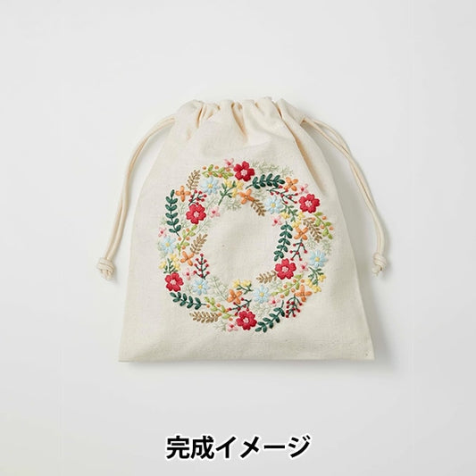 Embroidery kit "Yula's excitement of flower embroidery flower leases 542403" LECIEN Lecien COSMO Cosmo