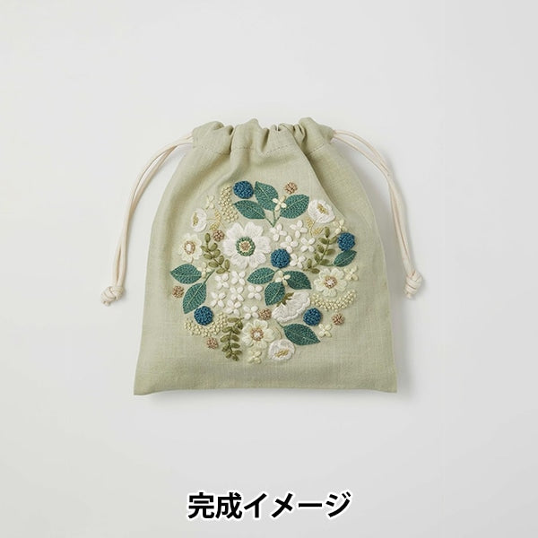 Embroidery kit "Yula's excitement flower embroidery pretty flower sark 542404" lecien Lecien COSMO Cosmo
