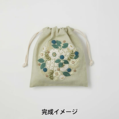 Embroidery kit "Yula's excitement flower embroidery pretty flower sark 542404" lecien Lecien COSMO Cosmo