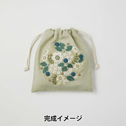 Embroidery kit "Yula's excitement flower embroidery pretty flower sark 542404" lecien Lecien COSMO Cosmo
