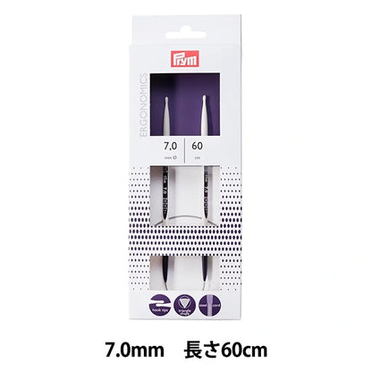 編織針 “人體工程學 圓針 60厘米7.0mm]