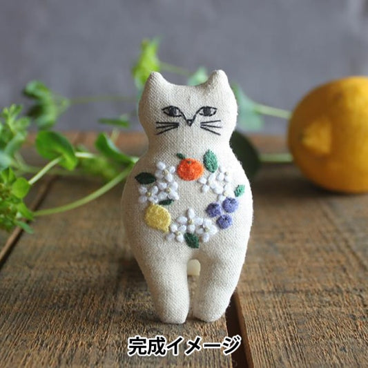 刺绣套件“ nekogao刺绣胸针水果租赁PHC-124-2”零件和平