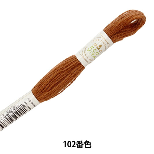 Embroidery yarn "ECO Vita Wools Red 102 Color" DMC Dewem Sea