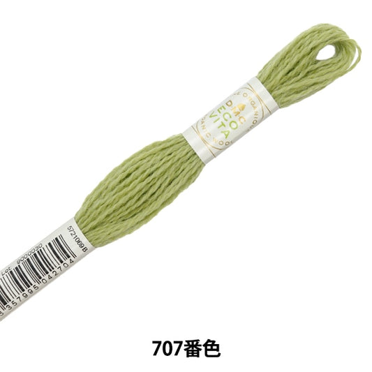 Embroidery yarn "ECO Vita Wools Red 707th color" DMC DMSea
