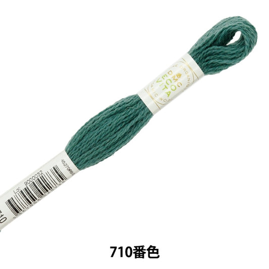Embroidery thread "ECO VITA Wool Sed Red 710" DMC DM Sea